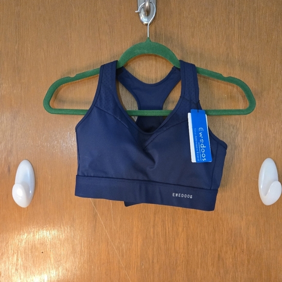 Ewedoos Navy Sports Bra - Picture 1 of 6